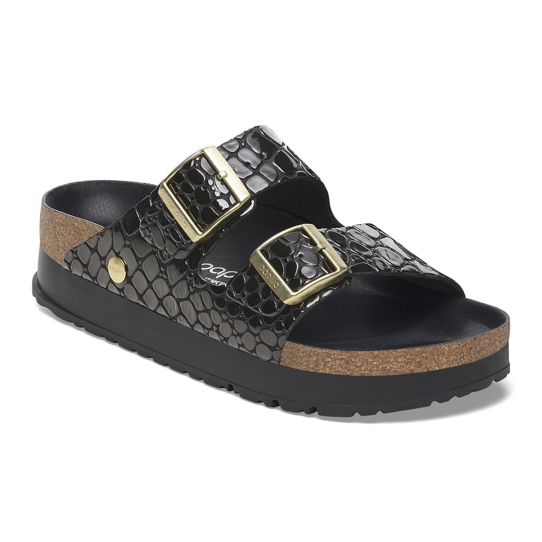 ARIZONA PLATFORM LEATHER CROC N