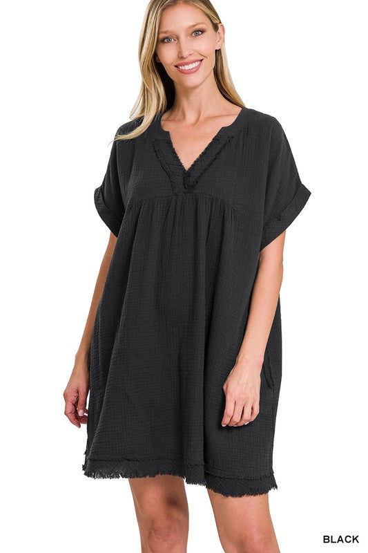 Zariyah V-neck Dress