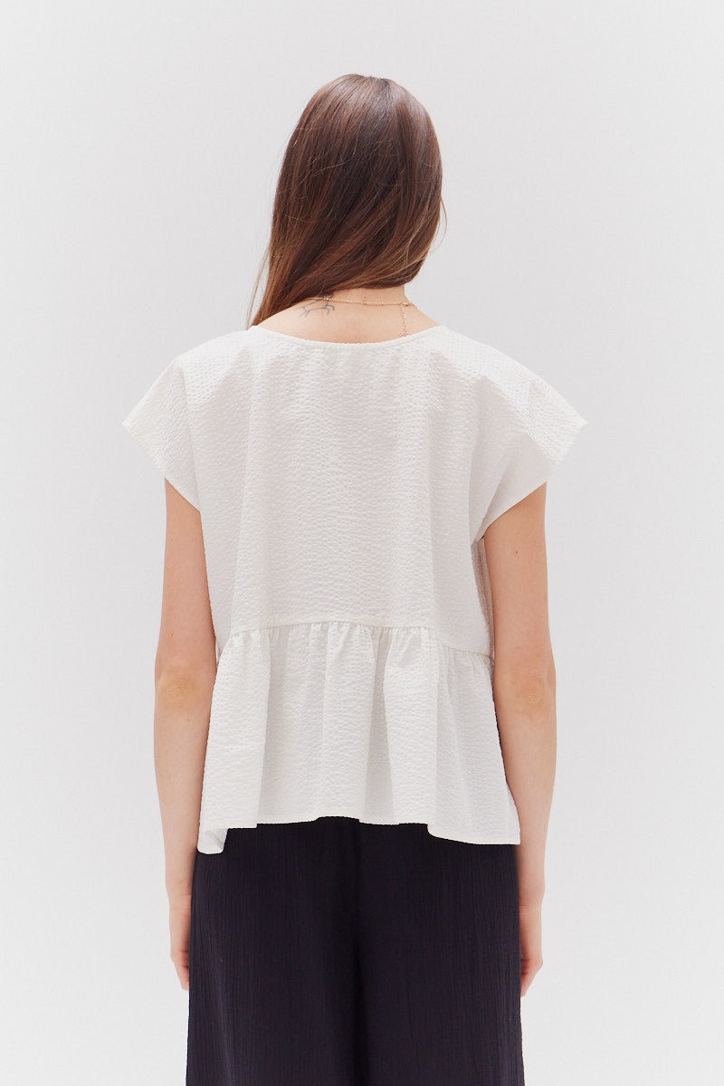 OVERFIT TIED TOP