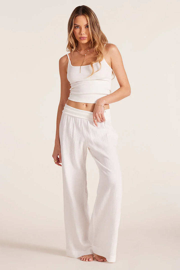 FOLD OVER WAIST BEACH PANT