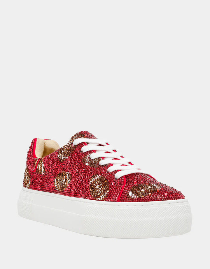 SIDNEY RED FOOTBALL SNEAKER
