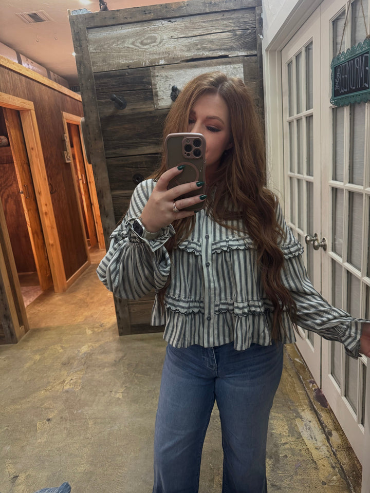 Vintage Cowgirl Blouse