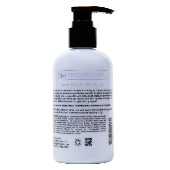Lavender Aloe Vera Body Lotion No. 145 – Deep Hydration & Soothing Relief