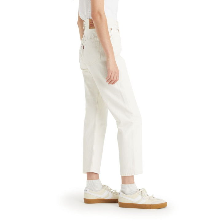 501 CROP JEAN ETHEREAL ECRU