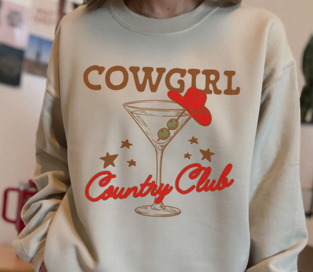 Cowgirl Country Club Sweatshirt