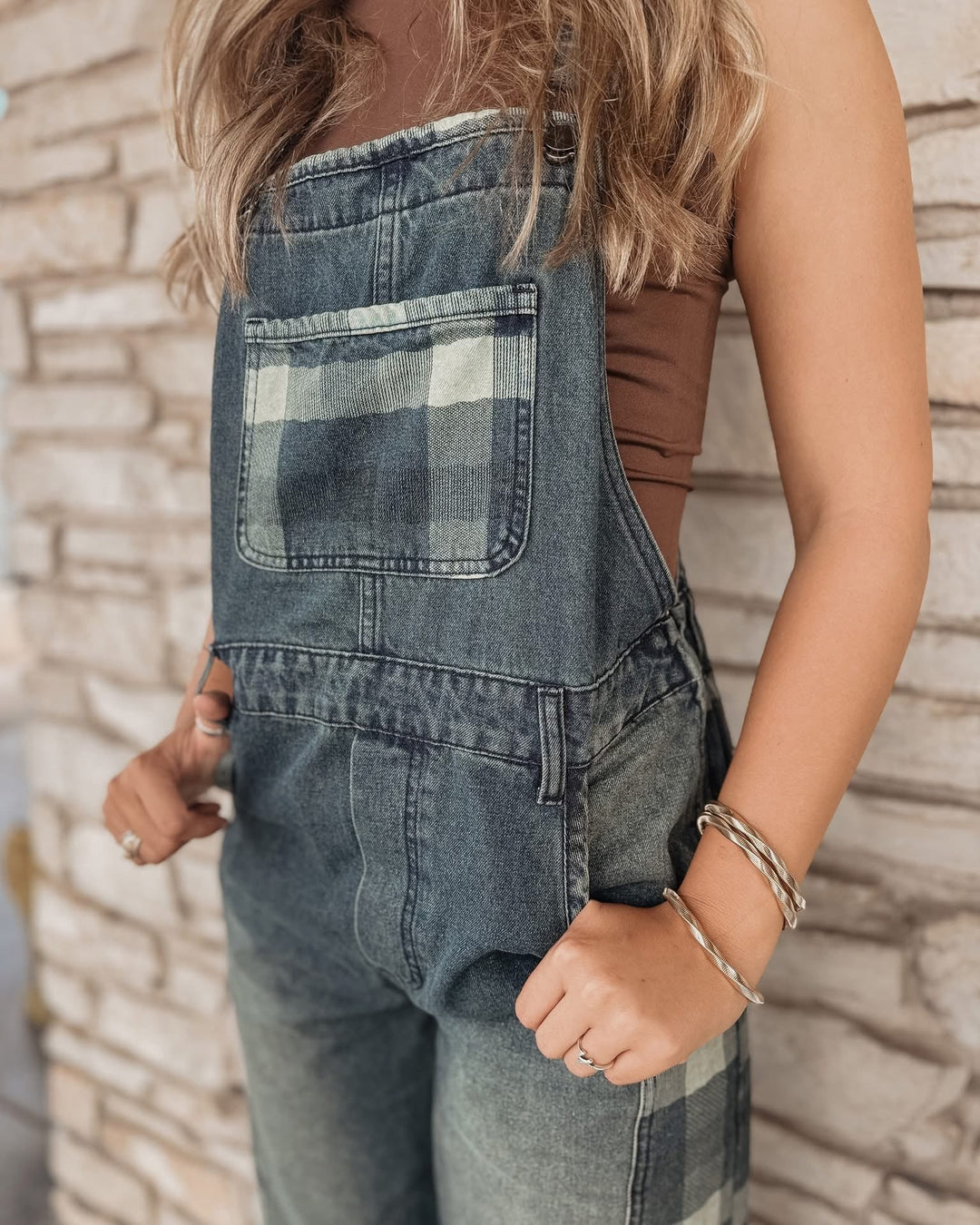 The Plaidster Overalls
