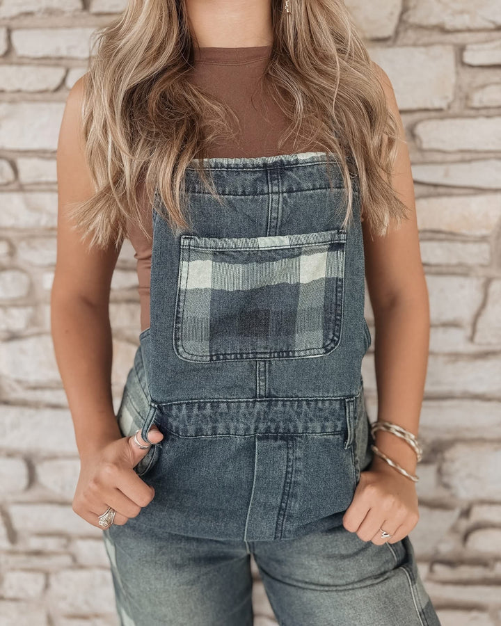 The Plaidster Overalls