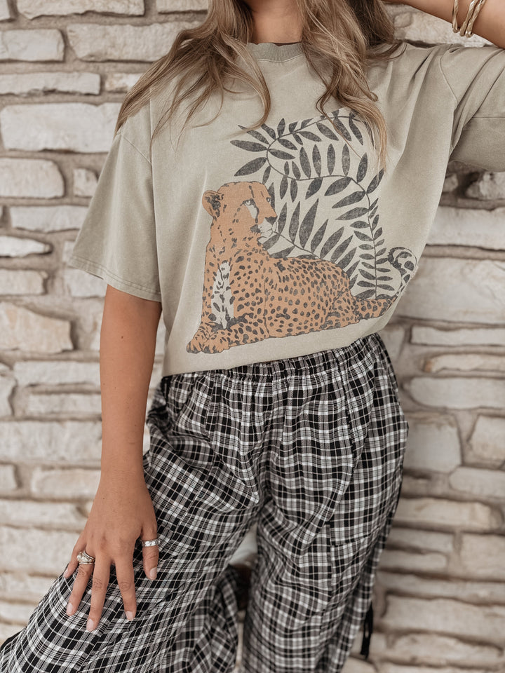 Cheetah & Vine Tee