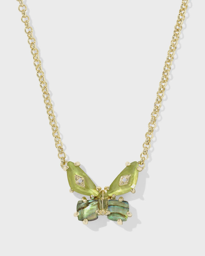 BIANCA BUTTERLY PENDANT NECKLACE