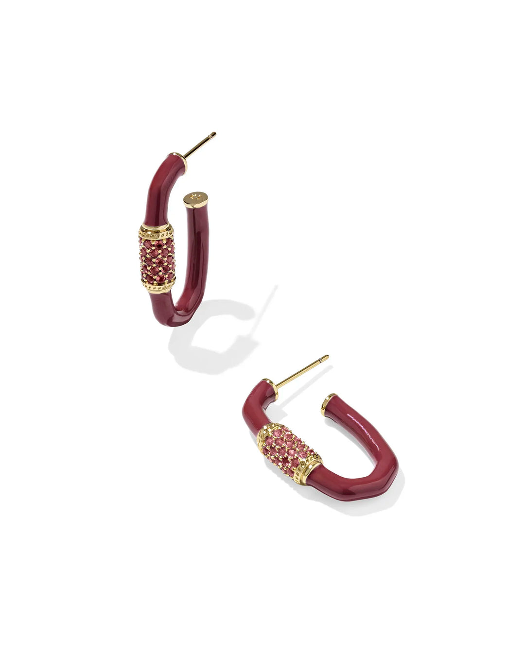 EMERY ENAMEL HOOP EAR
