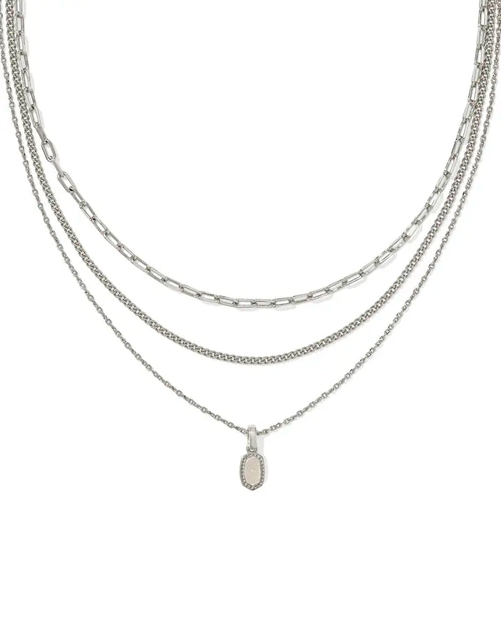 MINI ELISA TRIPLE STRAND NECKLACE