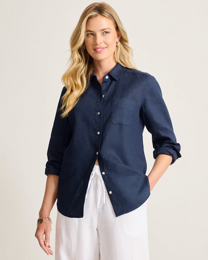 COASTALINA RELAXED LS SHIRT