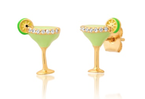 ENAMEL MARGARITA STUDS
