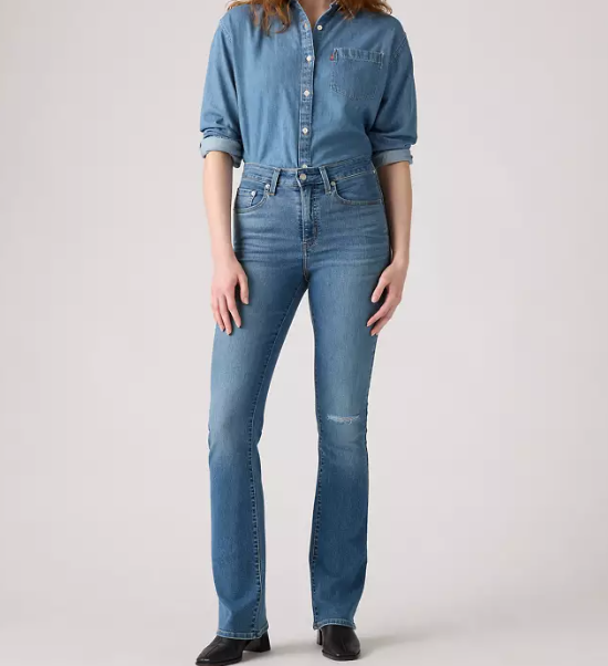 725 HIGH RISE BOOTCUT - TIMELESS TIN