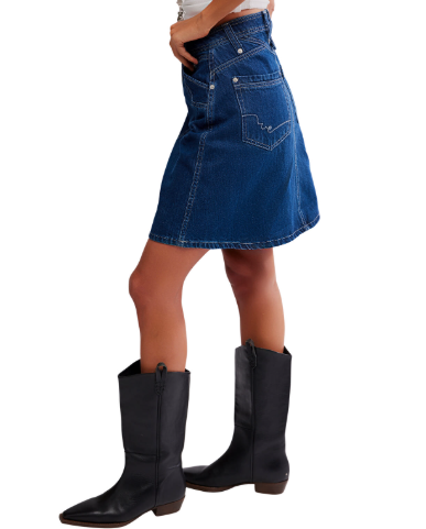 SUZY DENIM MIDI SKIRT OB2118847