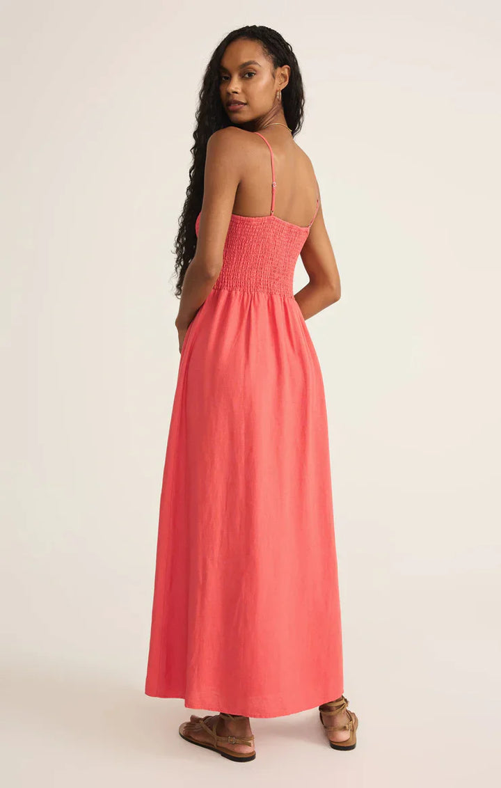 BAYSIDE LINEN MAXI DRESS