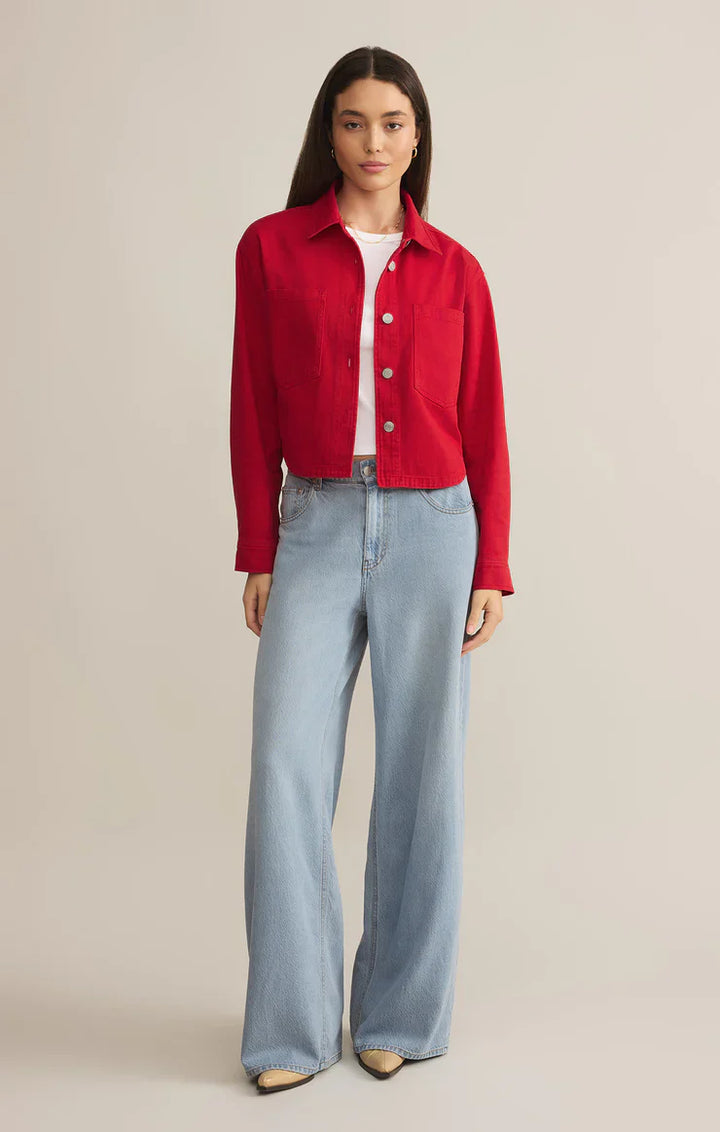 ALL DAY CROPPED DENIM JACKET ZJ251850