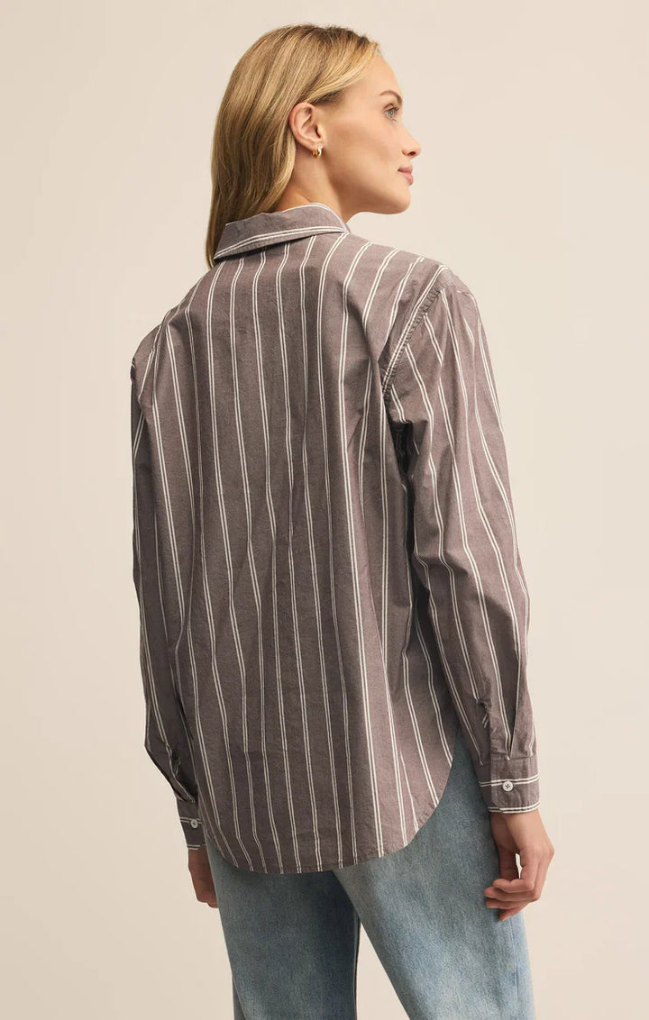 SEAPORT STRIPED POPLIN SHIRT