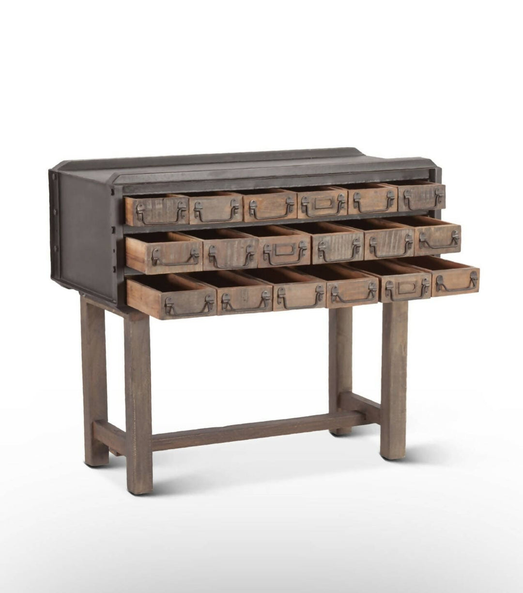 Eighteen Drawer Console America Reclaimed