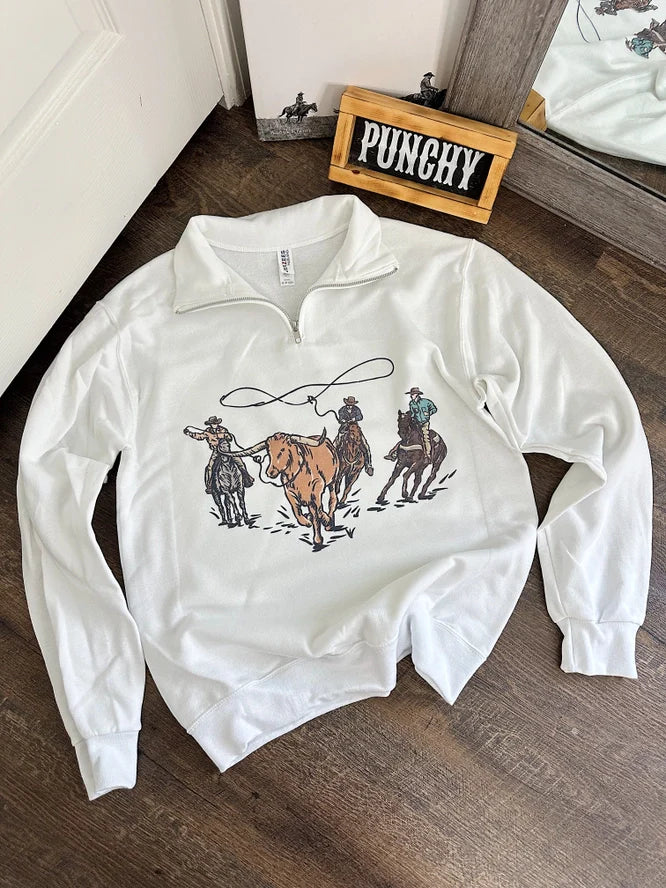 Wild Cowboys Quarter Zip