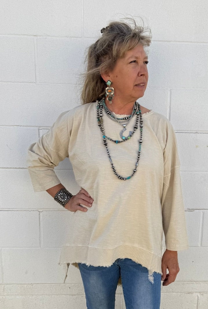 Long Sleeve Blouse with Heart