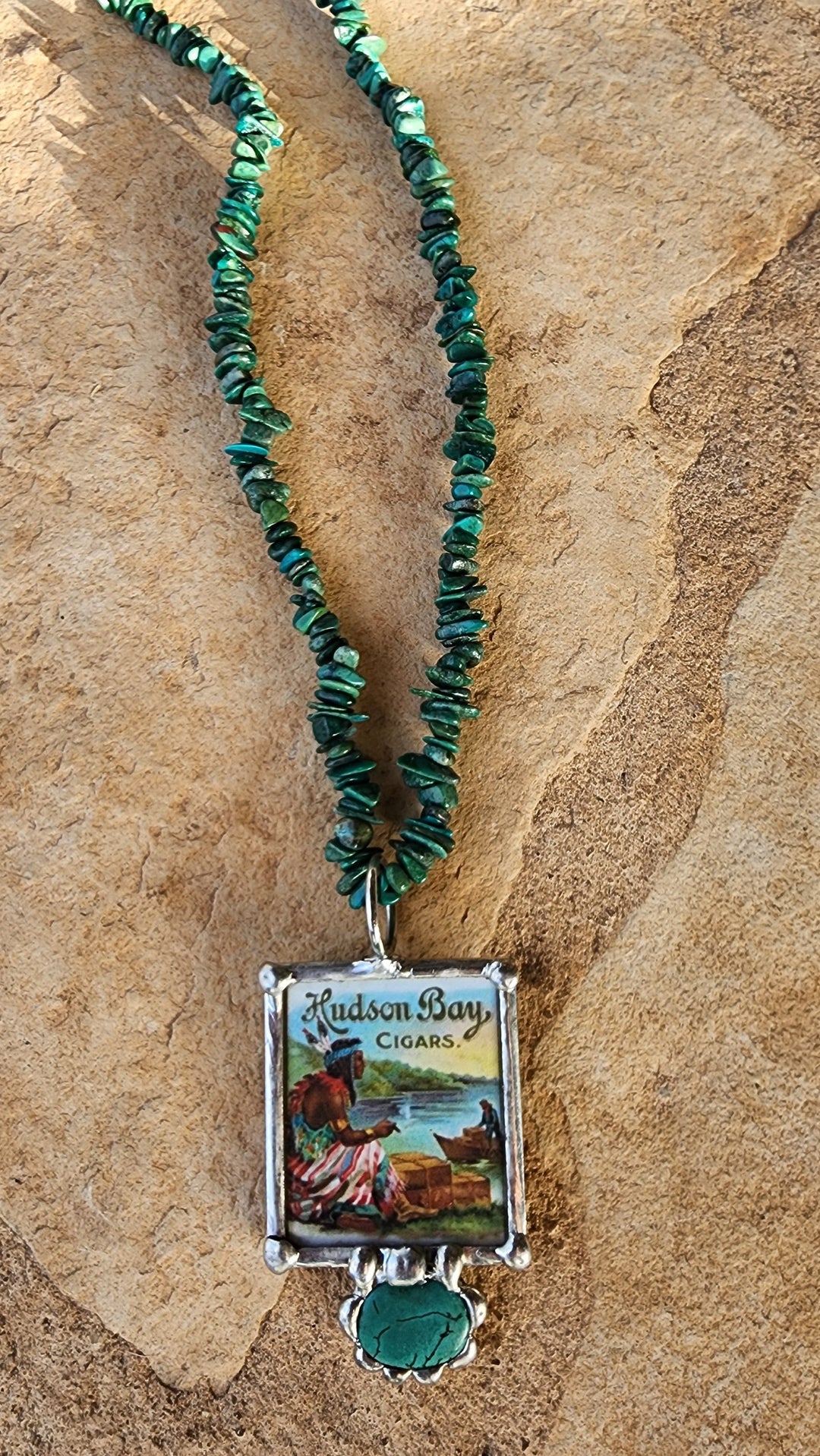 Handcrafted Hudson Bay Pendant Necklace