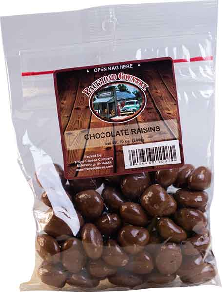 Chocolate Raisins 10oz Hill Country Amish