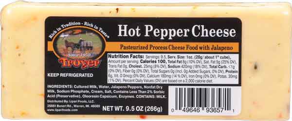 Hot Pepper Cheese Bar 8oz