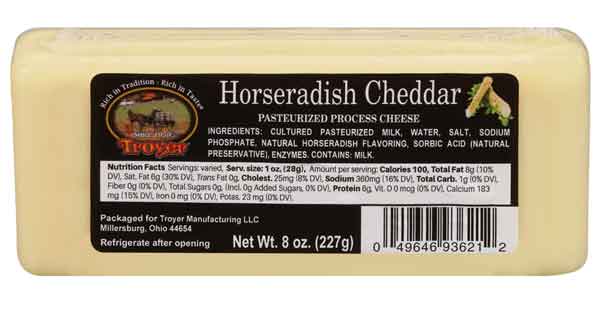 Horseradish Cheddar Shelf Stable Cheese Bar