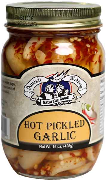 Hot Pickled Garlic 15oz