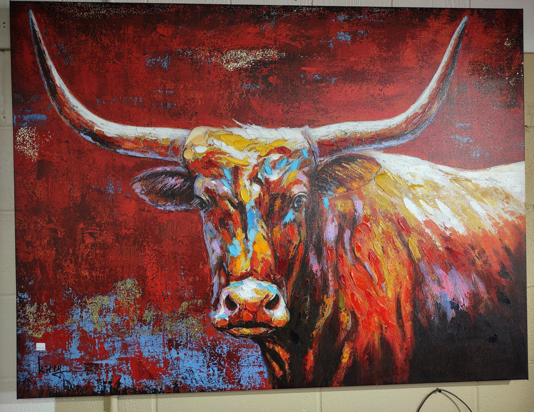 Red Cow Painting