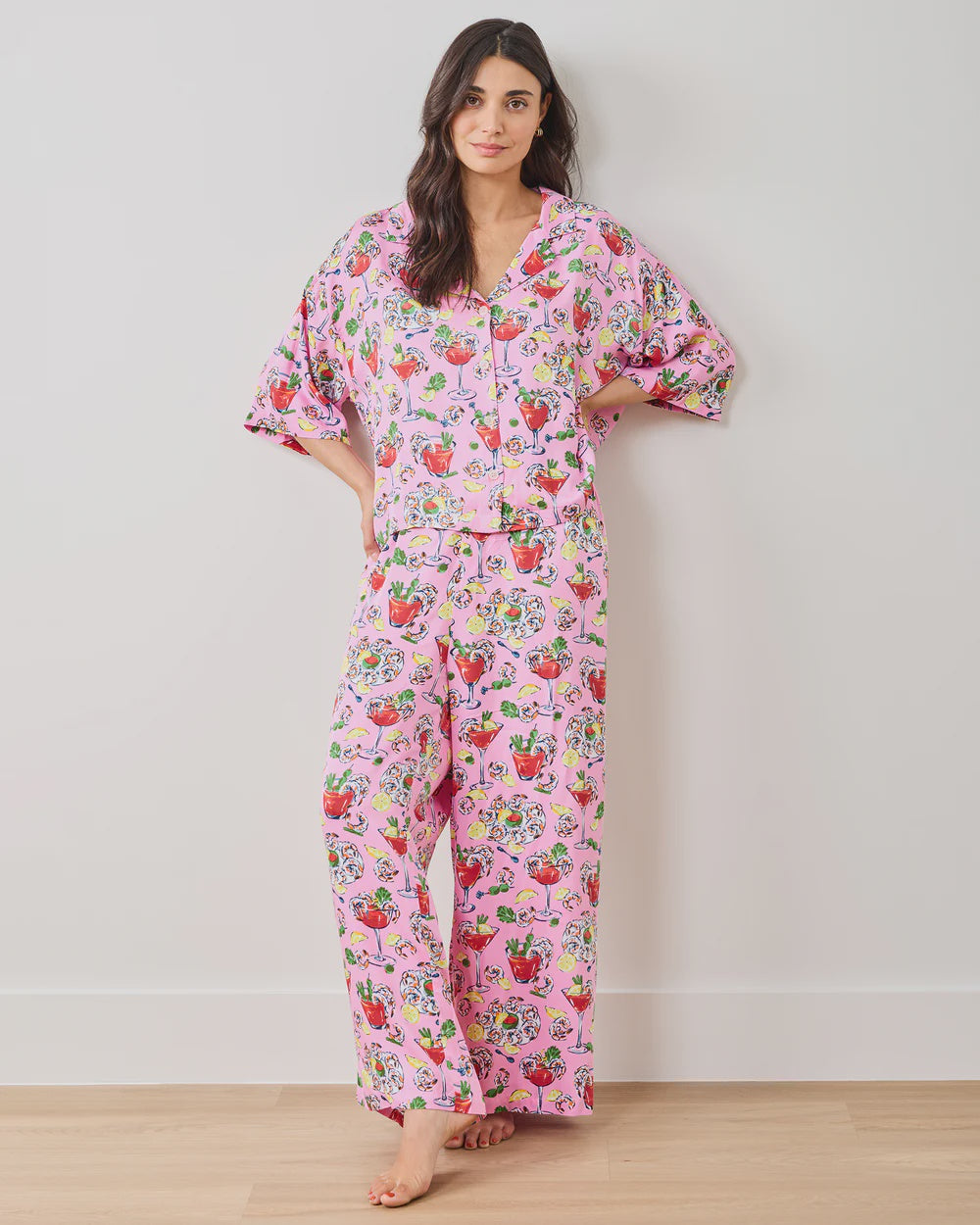 SHRIMP COCKTAIL SATIN WILDEST DREAMS SET