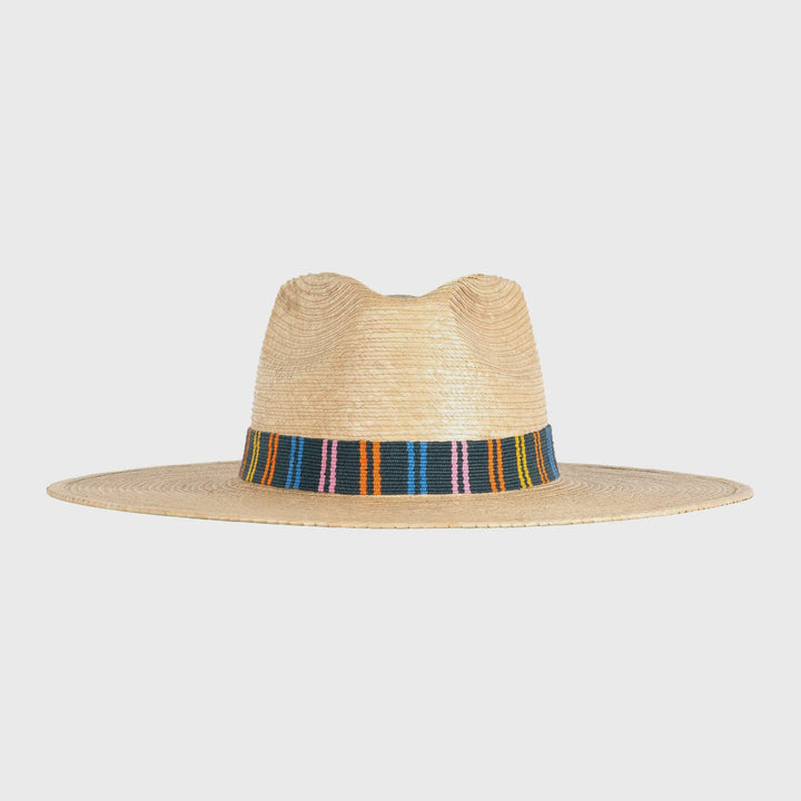 PUERTO STRIPE PALM HAT