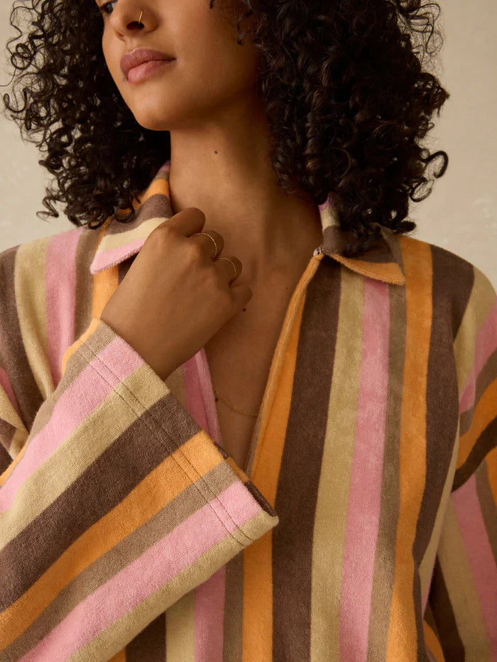 CABANA TOWEL TERRY MINI DRESS