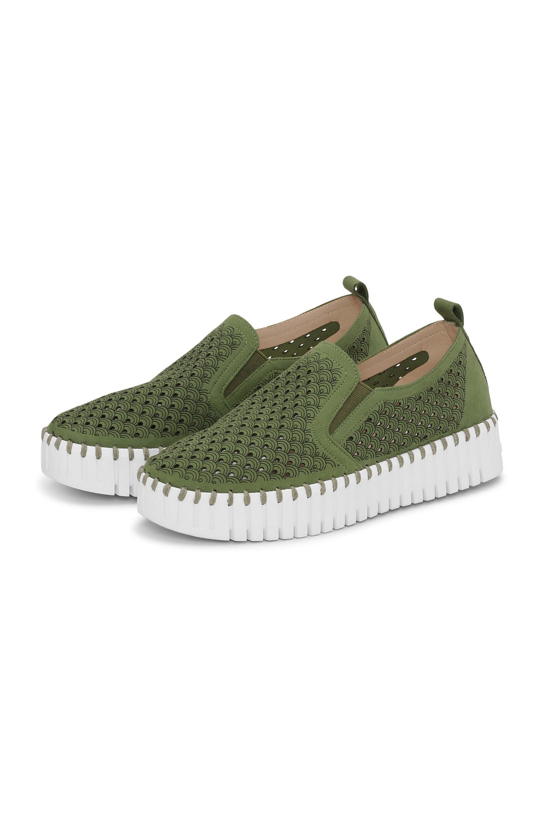 TULIP141 WOM PLATFORM ARTICHOKE GREEN