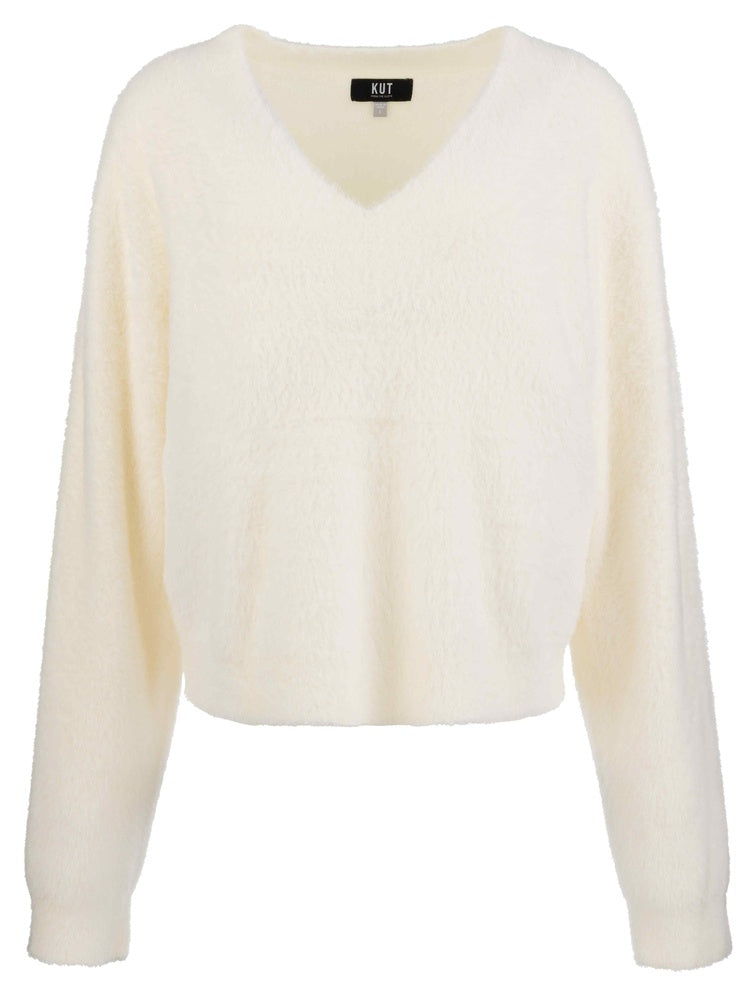 DEEP V BOXY SWEATER