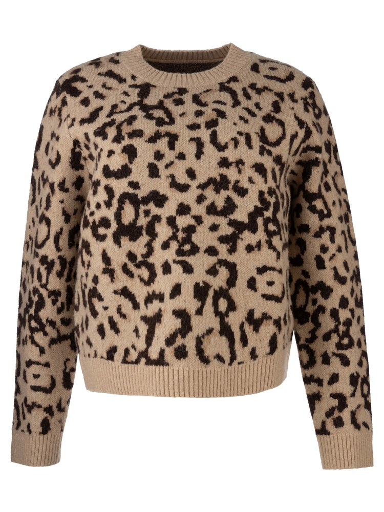GISELA ANIMAL PRINT PULLOVER