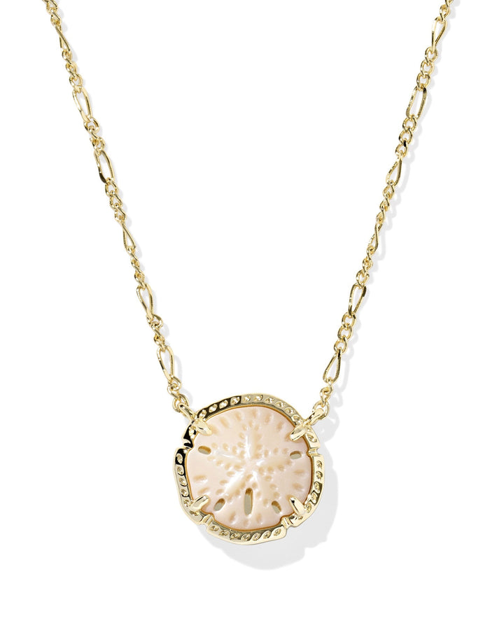 SAND DOLLAR SHORT PENDANT NECKLACE