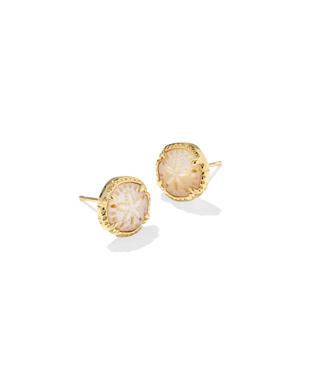 SAND DOLLAR STUD EARRINGS