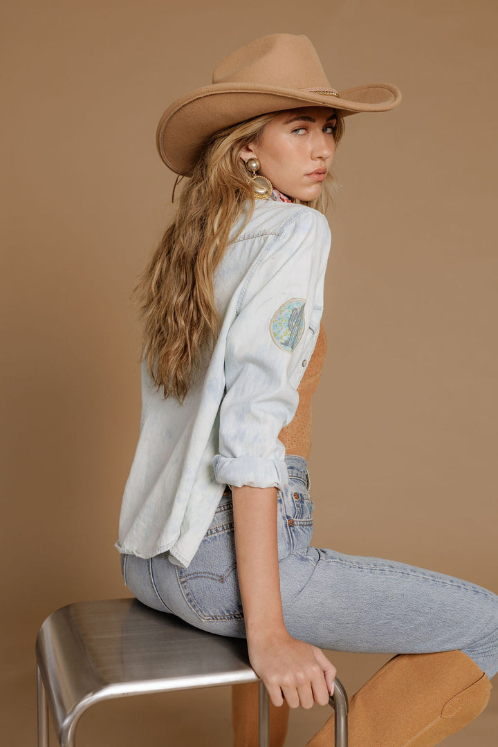 DENIM CHAMBRAY SHIRT