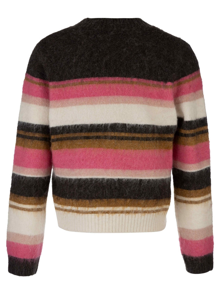 ELVIRA STRIPED PULLOVER SWEATER