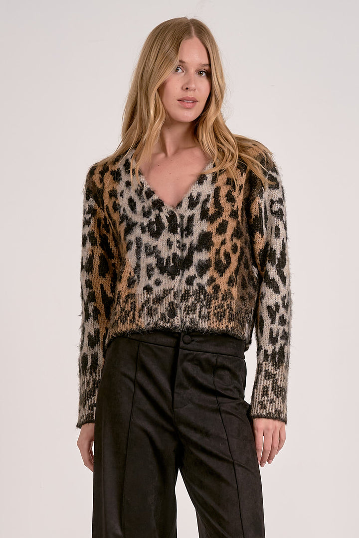 CHEETAH PRINT CARDIGAN