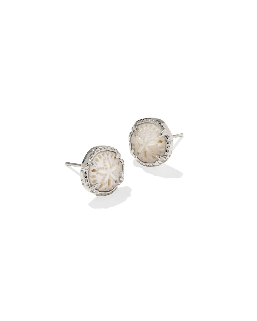 SAND DOLLAR STUD EARRINGS