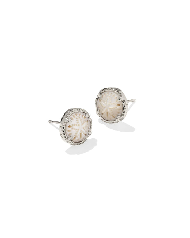SAND DOLLAR STUD EARRINGS