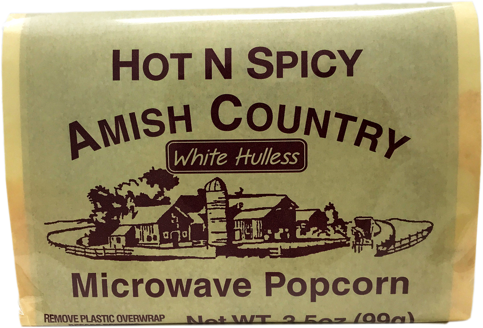 Hot and Spicy White Hulless Microwave Popcorn 3.5oz