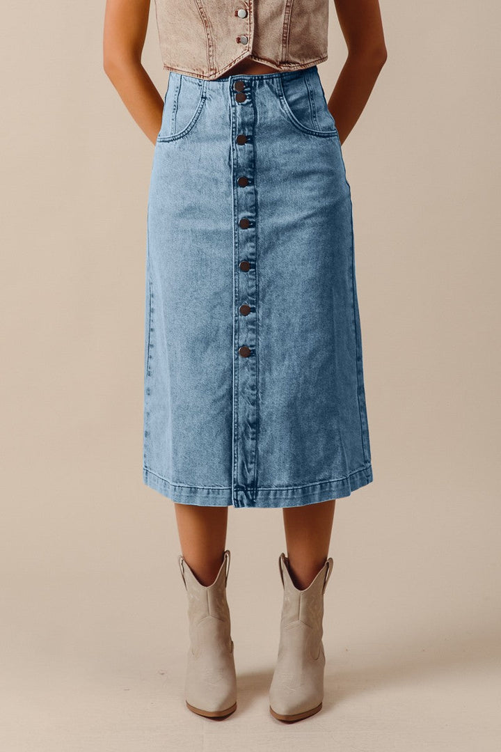 The Maxine Denim Skirt