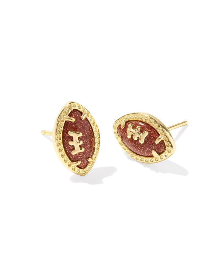 FOOTBALL STUD EARRING