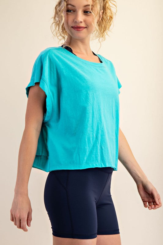 The Raeme Open Back Tee