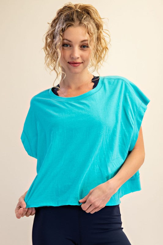 The Raeme Open Back Tee