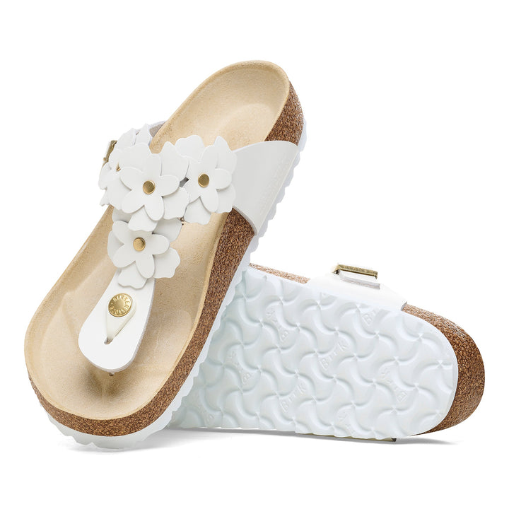 GIZEH LEATHER WHITE FLOWERS 1026686